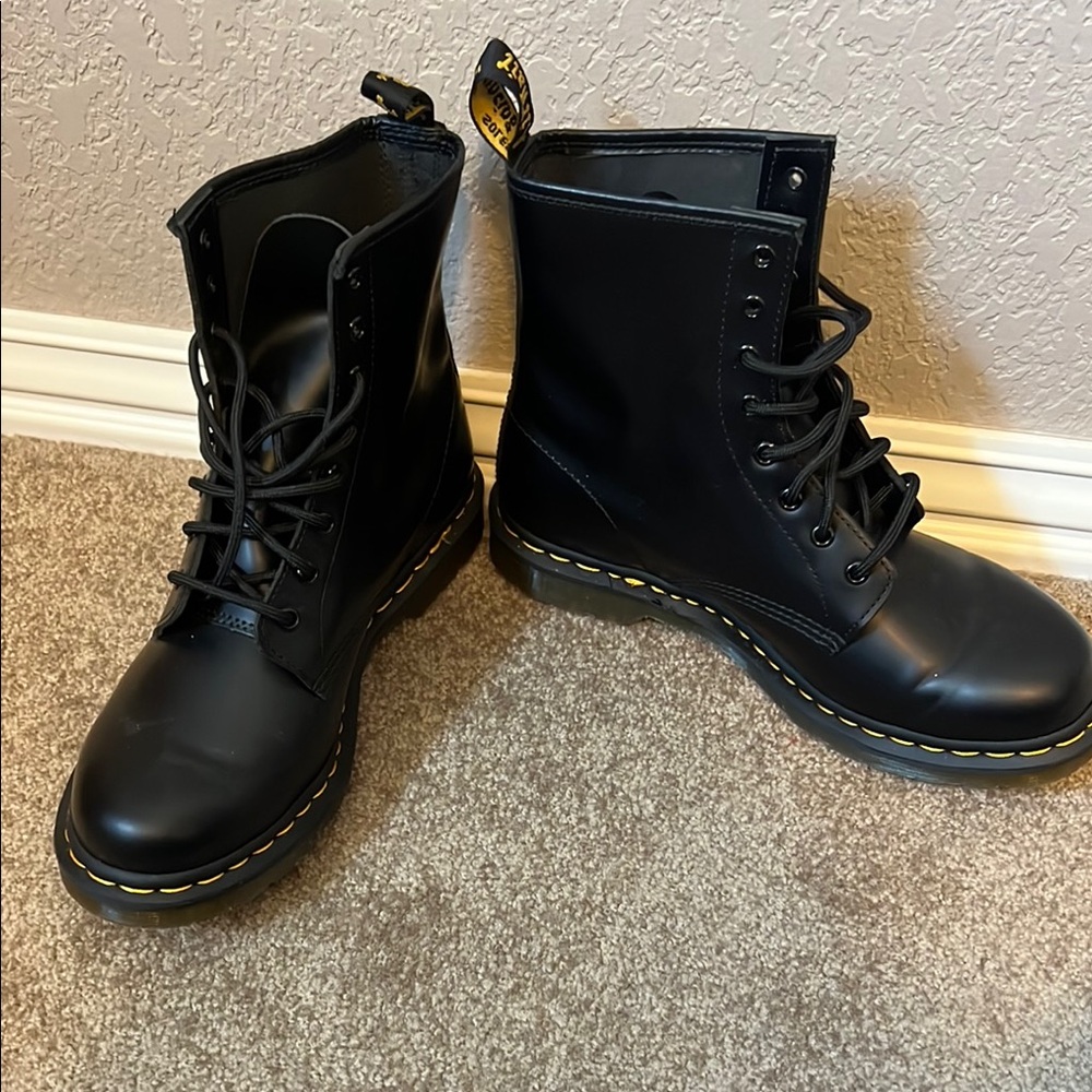 Dr. Martens Black Leather Boots